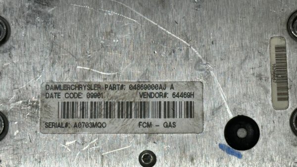 01-02 CARAVAN/VOYAGER MULTIFUNCTION  MODUDLE WITH IPM FUSE BOX RELAY 04869000AJ - Image 5