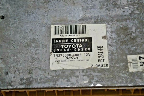 02 TOYOTA CAMRY 4CYL AT FROM 3/02 ECU ECM COMPUTER P/N: 89666-06220 - Image 3