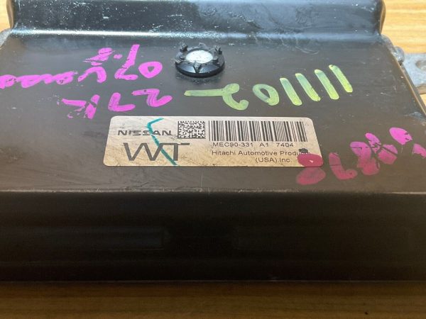 07 2007 Nissan Versa MEC90-331 A1 Computer Brain Engine Control ECU ECM Module - Image 3