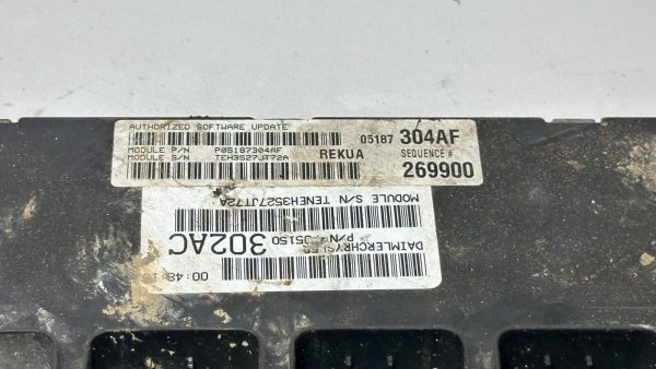 08 JEEP GRAND CHEROKEE ENGINE ECM MODULE P05150302AC P05187304AF 05187304AF - Image 5