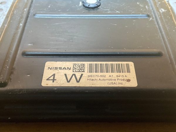 08 Nissan Pathfinder MEC70-502 A1 Computer Brain Engine Control ECU ECM Module - Image 3