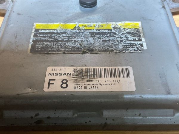 12 13 NISSAN MAXIMA Engine ECM Control Module AT A56-J41 Z2E A56J41Z2E - Image 3