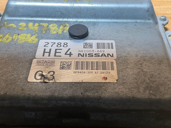 13 14 15 Nissan Sentra Engine Control Module Ecm 2013-2015 Computer NEC003-669 - Image 3