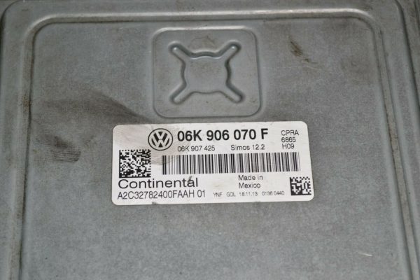 14 JETTA 06K 906 070 F COMPUTER BRAIN ENGINE CONTROL ECU ECM OEM MODULE - Image 4