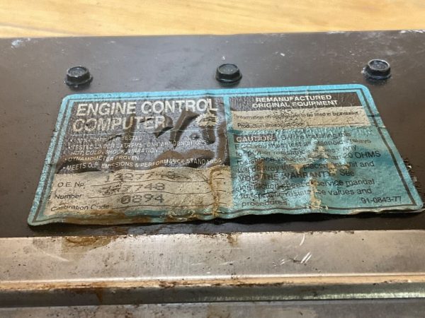 1980's GM Engine Control Module ECM ECU PCM OEM Engine Computer P/N 1227740 - Image 3