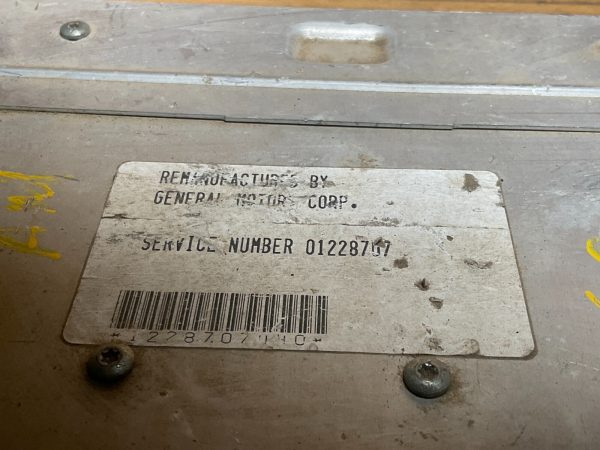 1990-1991 Chevrolet Beretta Engine Computer Module ECU ECM OEM 01228707 - Image 5