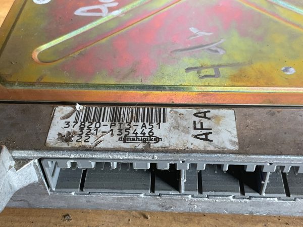 1990 Honda Accord Engine Control Module ECM ECU 37820-PT3-A51 - Image 6