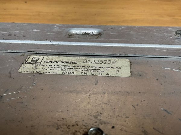 1992-93 Oldsmobile Achieva Engine Computer Module ECM ECU 01228706 - Image 4