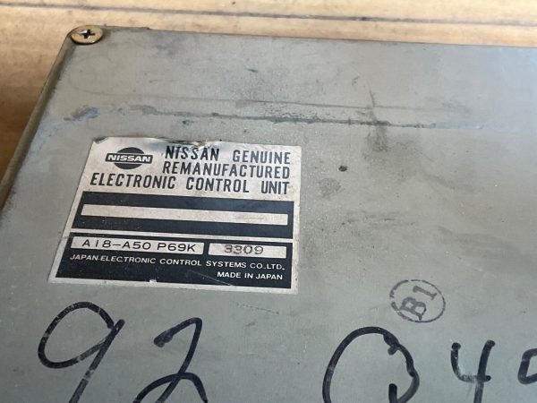 1992 Infiniti Q45 Engine Computer Module ECM ECU A18-A50 P69K - Image 4