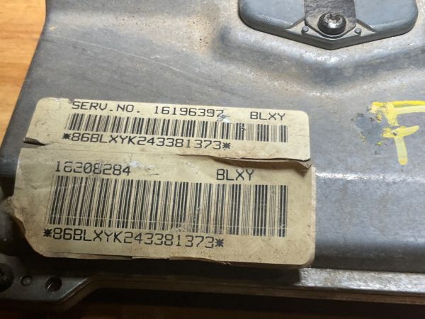 1994-1995 Chevrolet Camaro Engine Computer Module ECM ECU OEM 16196397 - Image 3