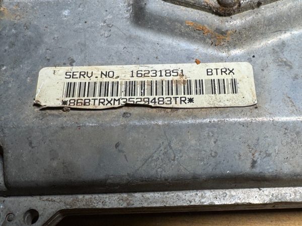1996 Chevrolet Cavalier Engine Computer Module ECU ECU 16231851 - Image 5