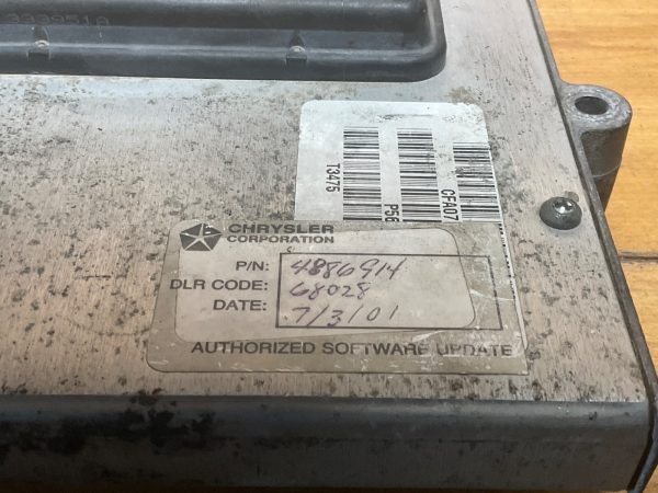 1996 Dodge Ram 1500 Engine Computer Module ECM ECU OEM 4886914 - Image 4