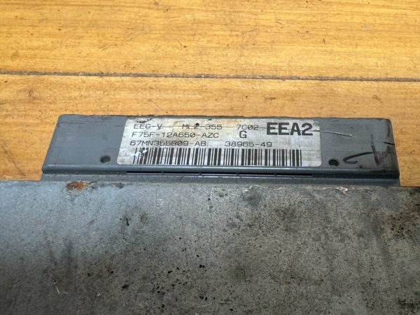1996 FORD MUSTANG GT 4.6L MODULE ECU PCM F75F-12A650-AZC EEA2 OEM - Image 3