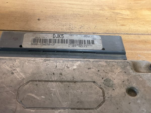 1996 Ford Contour 2 Engine Computer Module ECM PCM ECU OEM 96BB-12A650-CF - Image 3