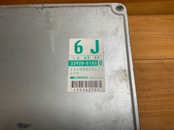 1996 Suzuki Esteem Engine Control Unit ECU 33920-61G10 Module - Image 3