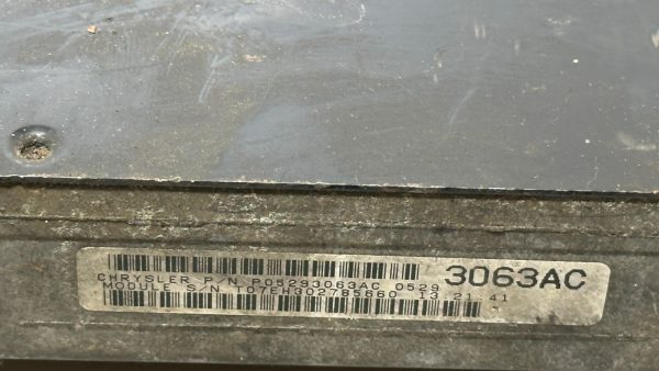 1998 Dodge Neon Engine Computer 05293063AC 2.0L PCM ECM OEM - Image 3