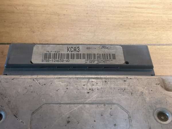 1998 Ford Contour Engine Computer Module ECM ECU 97BB-12A650-WD - Image 3