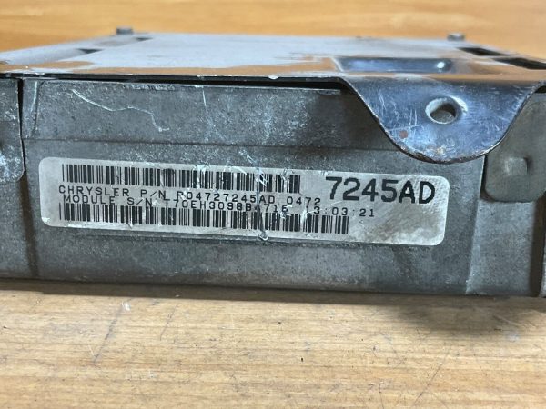 1999 Chrysler Voyager 3.3L Engine Computer Module ECM PCM 04727245AD - Image 3