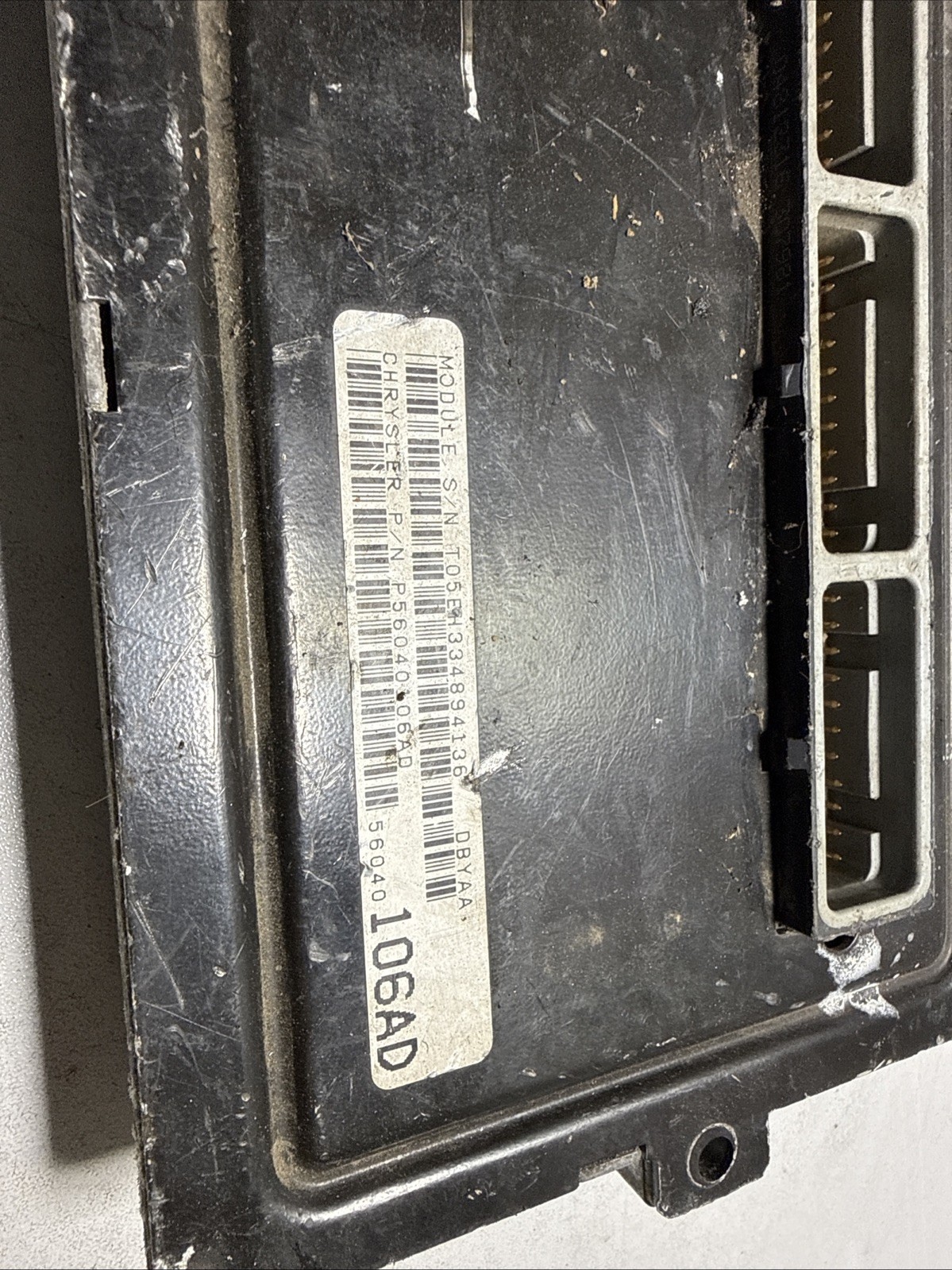 1999 Dodge Durango 5.2L Engine Computer Control Module ECU ECM PCM P56040106AD - Image 6