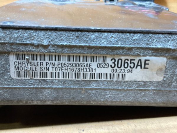 1999 Dodge Neon 2.0L AT Engine Computer Module ECM ECU PCM 05293065AE - Image 3