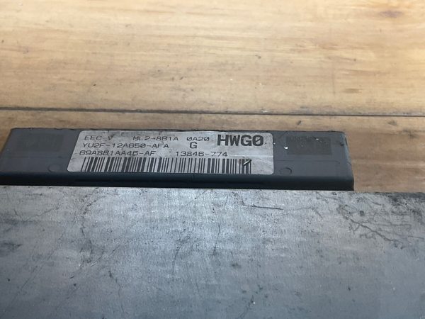 1999 Ford Explorer 4.0L Engine Computer Module ECM ECU YU2F-12A650-AFA