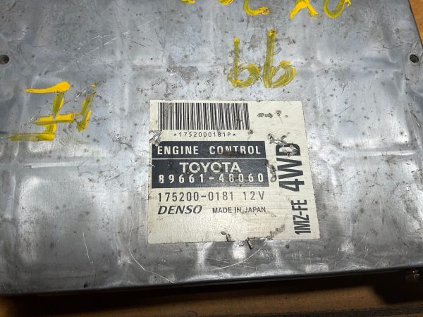 1999 Lexus RX300 AWD 4WD ECU Engine Control Module Computer 89661-48060 - Image 3