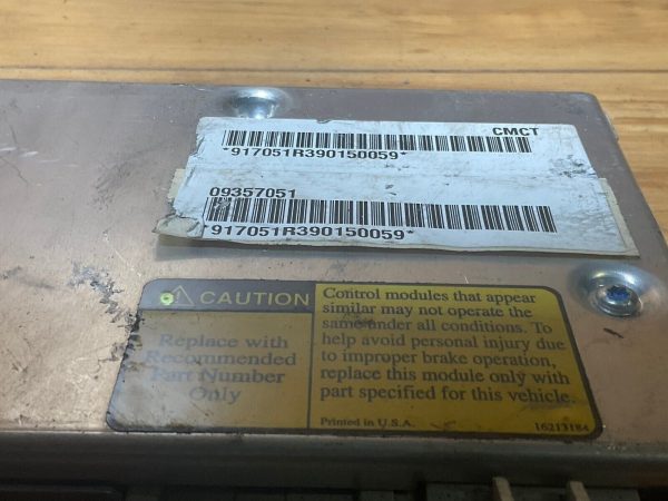 1999 Pontiac Trans Sport ABS Anti-Lock Brake Control Module 09357051 - Image 3