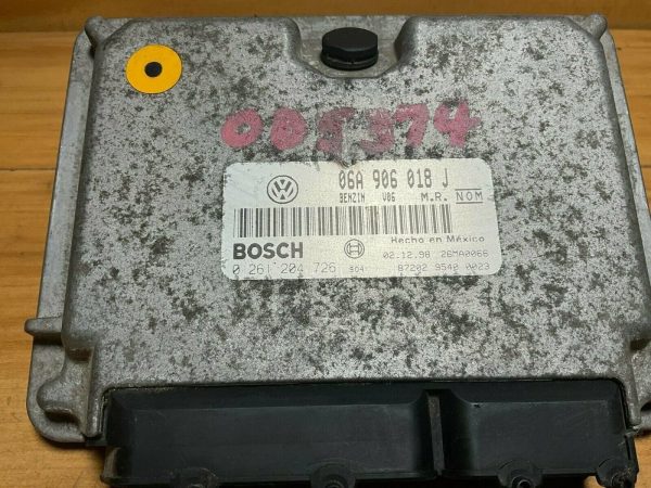 1999 Volkswagen Jetta 2.0L ECM ECU Engine Computer Module P/N: 06A 906 018 J - Image 3