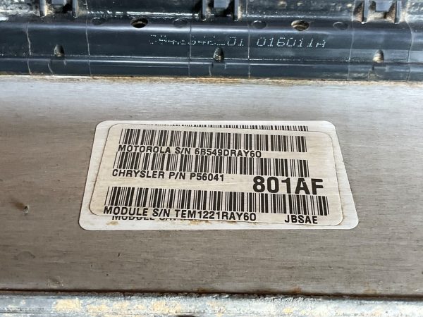 2001 Jeep Cherokee 4.0L Engine Computer Module ECM ECU 56041801af - Image 3