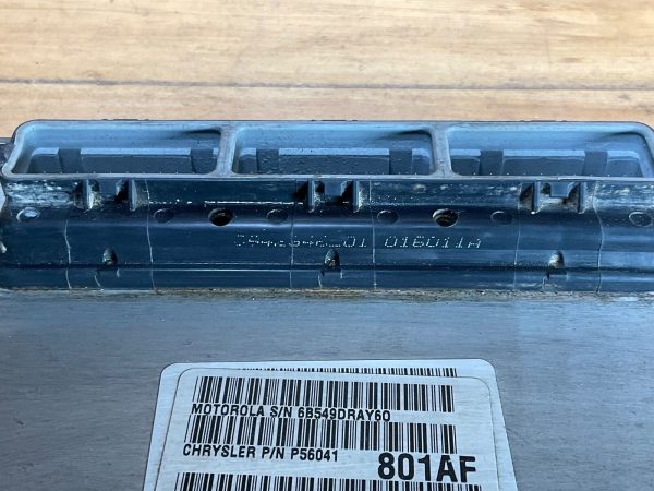 2001 Jeep Cherokee 4.0L Engine Computer Module ECM ECU 56041801af - Image 4