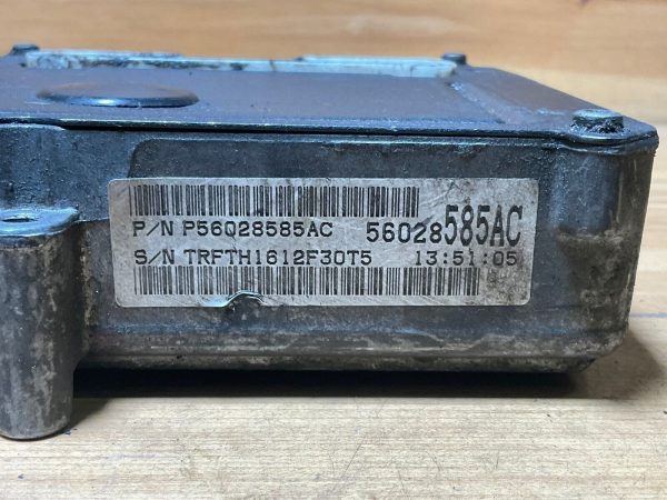2002 Dodge Ram 1500 Transmission  Control Module TCM TCU 56028585AC - Image 4