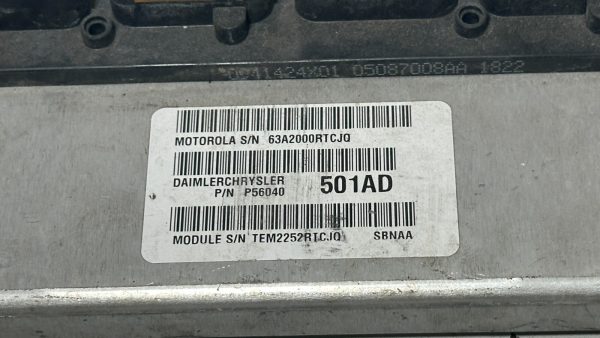2003 03 Dodge Durango 4.7L V8 ECU ECM PCM Engine Computer 56040501AD 501 501AD - Image 5