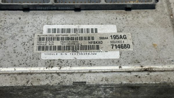 2003 03 Jeep LIBERTY ENGINE CONTROL MODULE 56044195AG ECM ECU Computer Square - Image 3