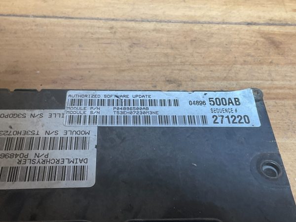 2003-2004 Dodge Intrepid 3.5L Engine Computer Module ECM ECU OEM  04896500AB - Image 6