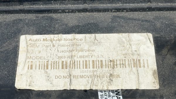 2003 JEEP LIBERTY Computer Brain Engine Control ECU ECM EBX Module P56044195AH - Image 3