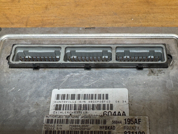 2003 Jeep Liberty 3.7L ECU ECM PCM Engine Control Module 56044195AF - Image 4