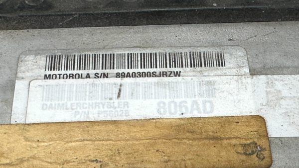2004 04 DODGE DAKOTA ENGINE ECM CONTROL 56028806AD P56028806AD OEM - Image 6