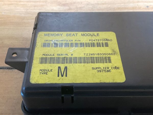 2004 - 2008 Chrysler Pacifica Memory Seat Control Module OEM P04727056AD - Image 3