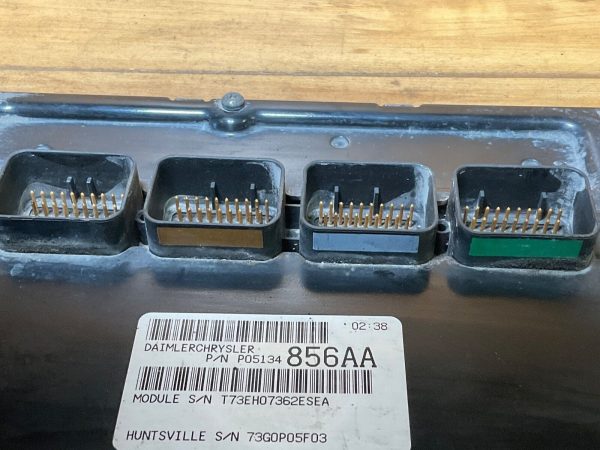 2004 Chrysler Pacifica Engine Engine Computer Module ECM ECU 05134856AA - Image 3