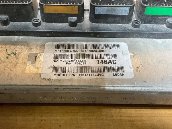 2004 Dodge Durango P56029146AC Computer Brain Engine Control ECU ECM EBX Module - Image 3