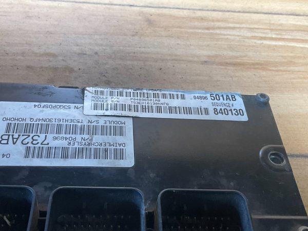 2004  Dodge Intrepid  Engine Computer Module ECM ECU OEM 04896501AB - Image 3