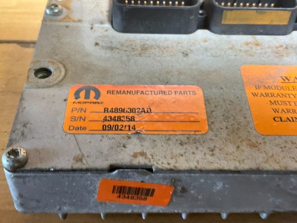 2004 Dodge Stratus Engine Computer ECM ECU 04896302AD 2.7L PCM OEM - Image 4
