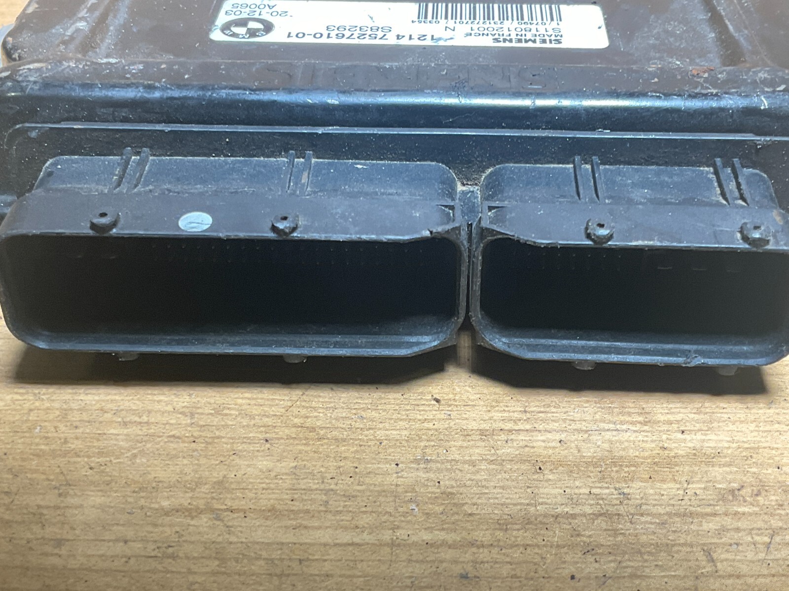 2004 Mini Cooper 1.6L Engine Computer Module ECM ECU OEM 7527610-01 - Image 4