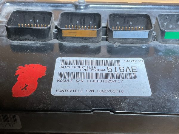 2005-2006 Jeep Grand Cherokee 3.7 Engine Computer Module ECM ECU 56044516AE - Image 3