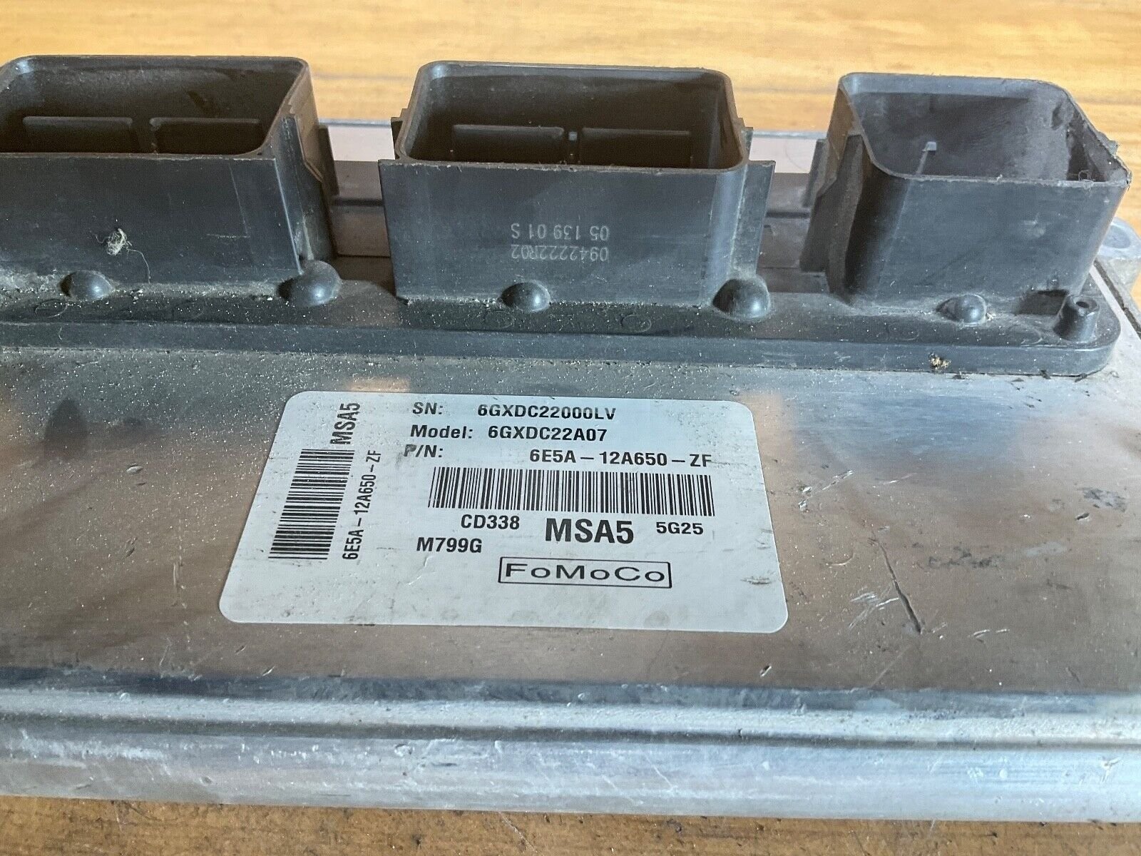 2006-07 Ford Fusion 2.3L Engine Computer Module ECM ECU 6E5A-12A650-ZF - Image 3