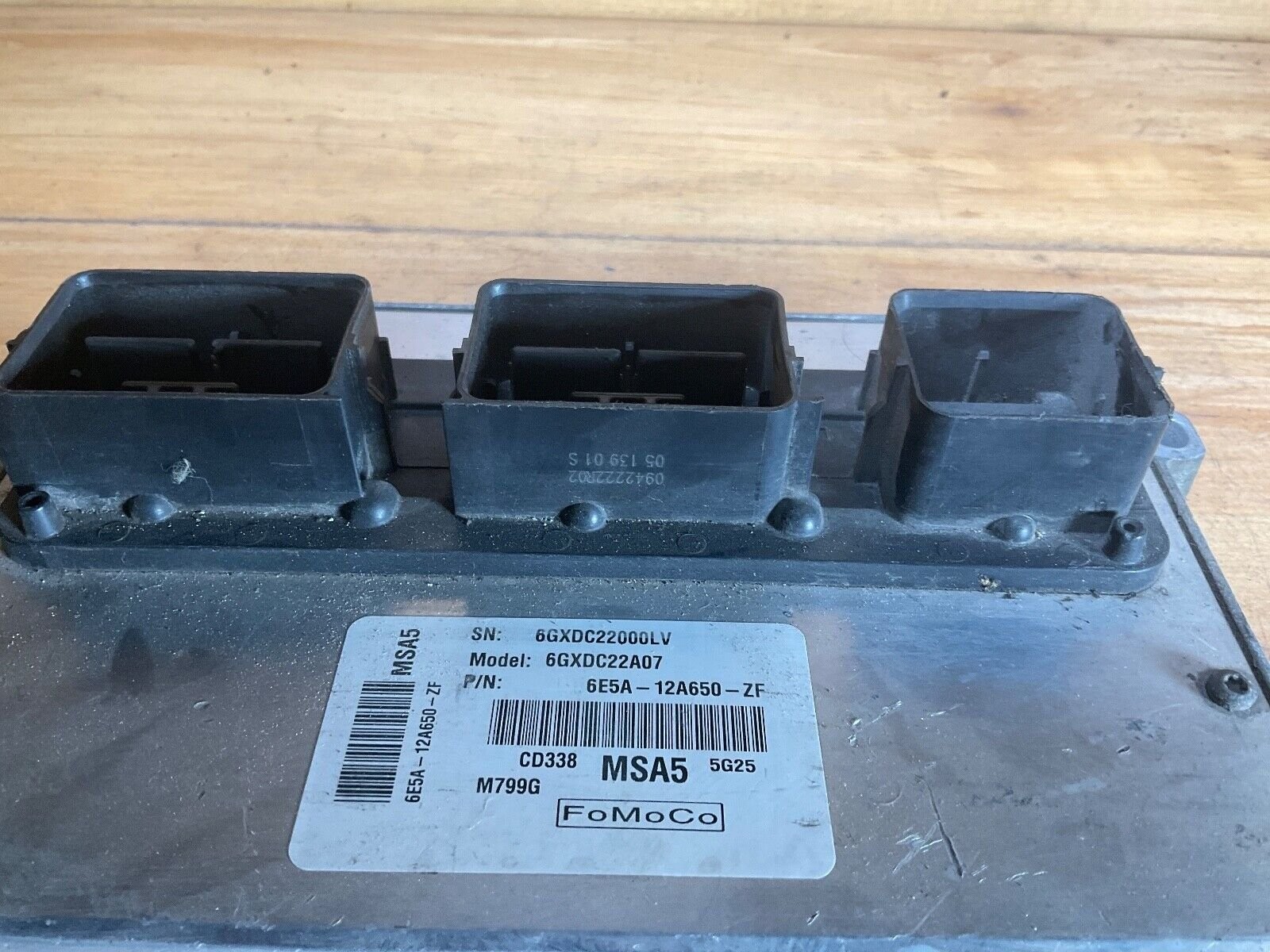 2006-07 Ford Fusion 2.3L Engine Computer Module ECM ECU 6E5A-12A650-ZF - Image 4