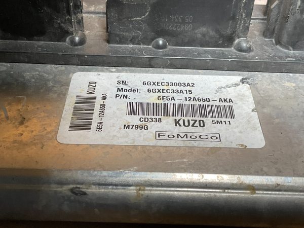2006-2007 Ford Fusion Milan Engine Computer Module ECM ECU OEM 6E5A-12A650-AKA - Image 3