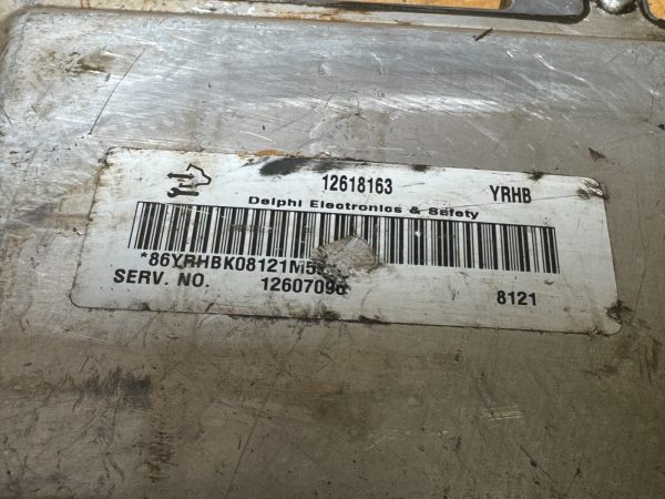 2006-2008 Chvroleet Impala Computer Brain Engine Control ECU ECM EBX 12618163 - Image 5