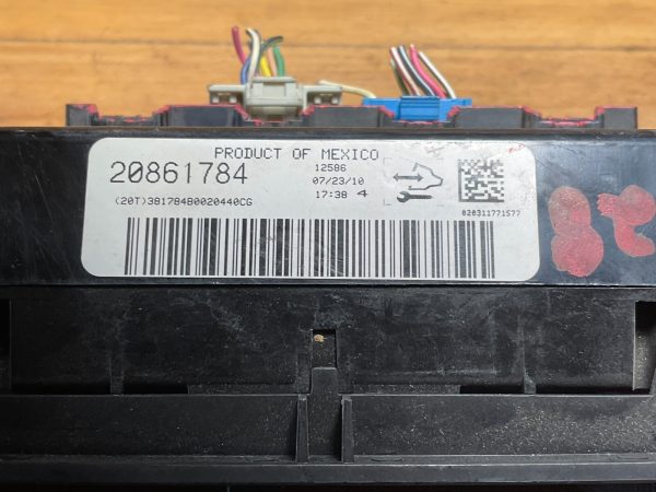 2006-2011 Chevrolet  Impala  Dual Zone Climate Temperature Control OEM 20861784 - Image 4