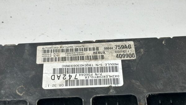 2006 GRAND CHEROKEE 3.7L AWD ECU ECM PCM ENGINE CONTROL COMPUTER 56044759AG - Image 5